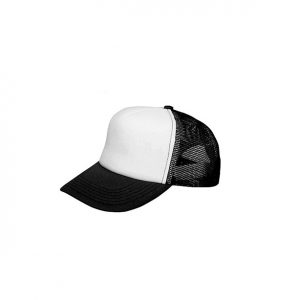 Gorro Malla Poliester Negro/Blanco